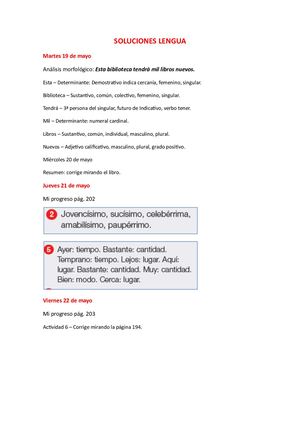 Soluciones Lengua 18 22 mayo