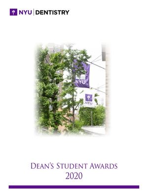 Dean's Student Awards 2020