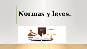 Normas Y Leyes Clase 15 De Mayo tercero.