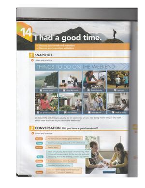 English Activity Pag 93