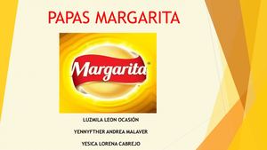 Portafolio De Servicios Papas Margarita