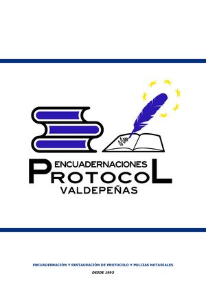 Revista Encuadernaciones Protocol