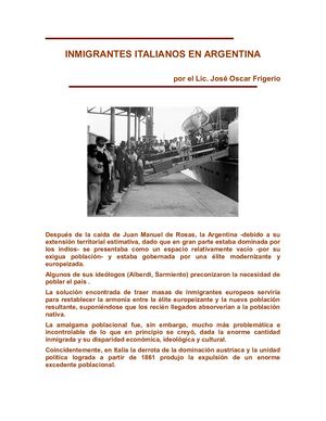 Inmigrantes italianos en Argentina