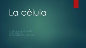 La Célula Diapositivas