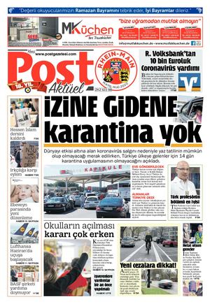 Post Gazetesi Rhein Main 05 2020