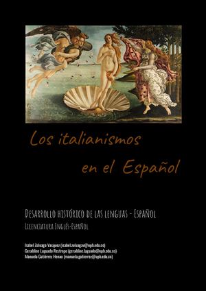 Revista Final Italianismos en el Español