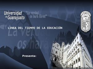 Linea Del Tiempo De La Educación