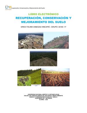 Recuperación, Conservación y Mejoramiento de Suelos