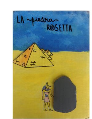 La Piedra Rosetta, La Pierre de Rosette