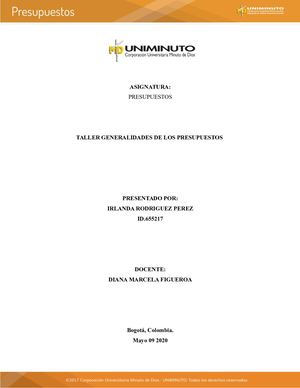 Actividad 1 Presupuestos