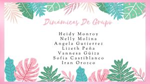 Cartilla Dinámicas De Grupo