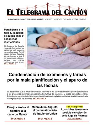 El Telegrama del Cantón 18/05/2020