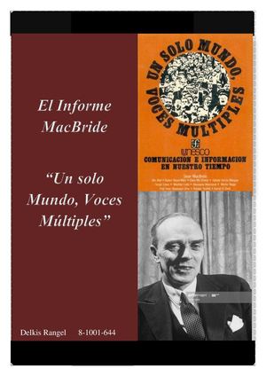 Resumen Ejecutivo Informe Mac Bride