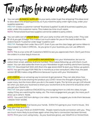 3 Top 10 Tips For New Consultants