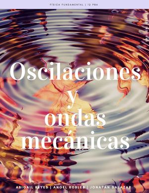 Oscilaciones y ondas mecánicas - Física Fundamental