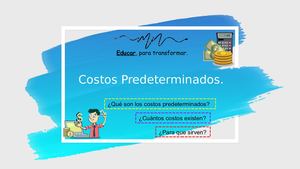 Costos Predeterminados.