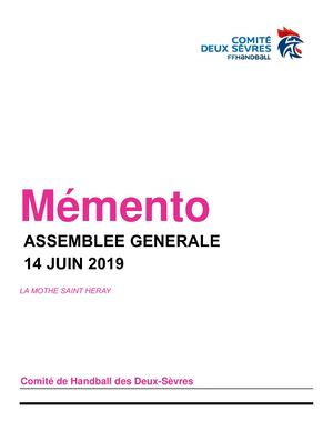 Memento AG 2019