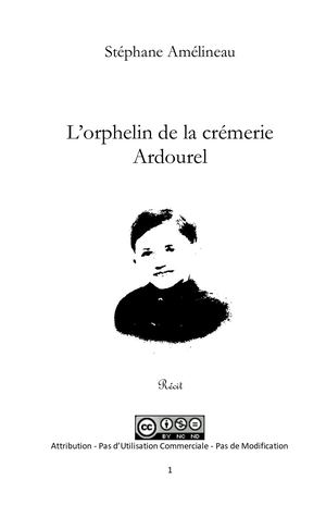 L'orphelin de la crémerie Ardourel