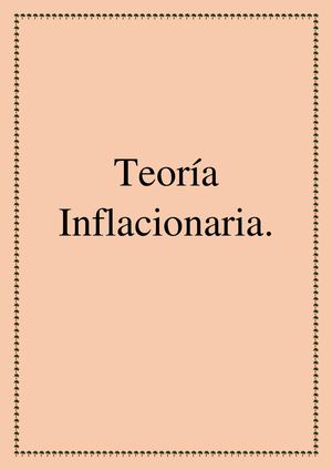 Teoria Inflaccionaria