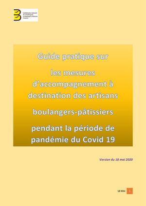 Guide Pratique sur l'accompagnement des Boulangers Pâtissiers artisanaux Maj 18 Mai