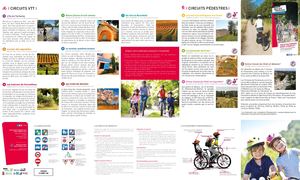 Carte itinéraires VTT et pédestres 2020/2021