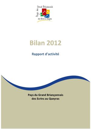 Bilan Activités Pgb 2012