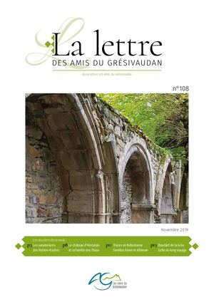 La Lettre 108 Les Amis du Grésivaudan