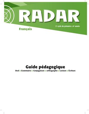 6éme Année -Guide de l'enseignant fr Primaire