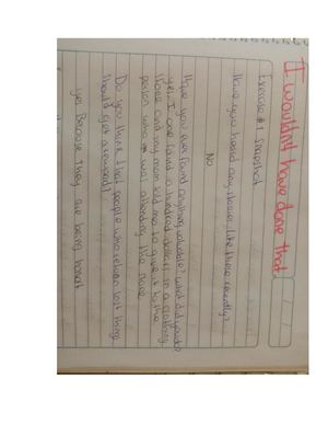 Unit 15 I Woulden't Have Done That