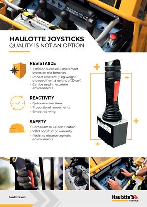 Haulotte Flyer Joysticks 2019 - EN