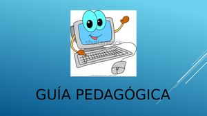Guia Pedagogica De Informatica