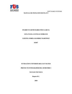 Manual De Instacion De Plan 9