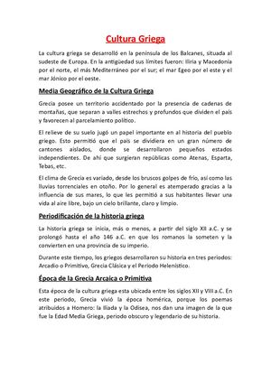 Cultura Griega