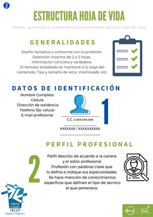 Estructura Hoja De Vida