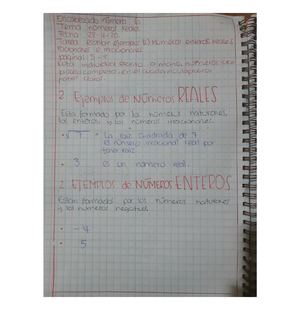 Tarea 6 De Mate, Ejemplos Numeros Reales, Steffany Narvaez, Clave 28