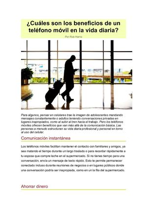 Los Beneficios Del Celular