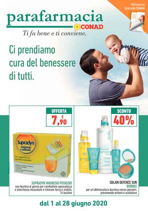 Volantino Conad Parafarmacia Dal 1 Al 28 Giugno 2020