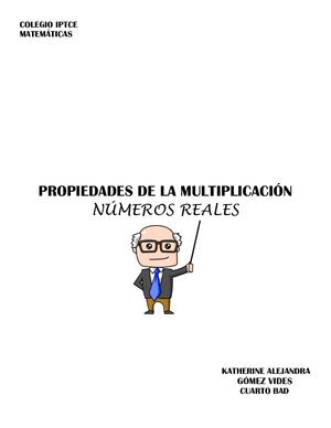 Propiedades Multiplicación Numeros Reales Ale 14 Convertido