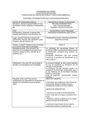 Principio De Arquimedes