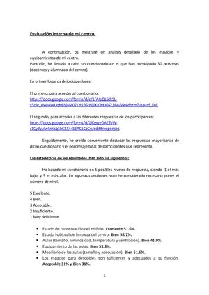 Actividad 5 1 Evaluación Interna Del Centro