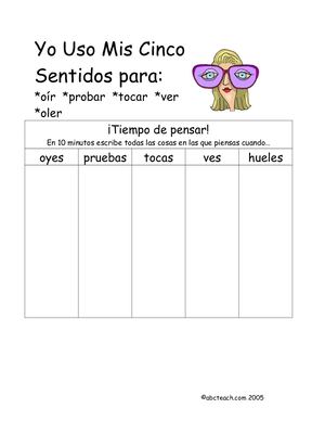 Yo Uso Mis 5 Sentidos