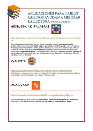 Aplicaciones para tablet que nos ayudan a mejorar la lectura