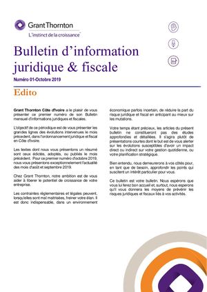GT - Bulletin D'Information 001