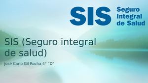 Sis (Seguro Integral De Salud)