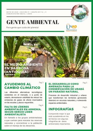Periódico Comunitario Gente Ambiental