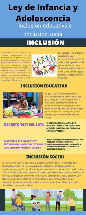 Act 3 Infografia  Ley De Infancia Y Adolescencia Grupo 2