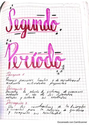 Apuntes Segundo Periodo Matemáticas Salomé Ramírez Vélez 9a