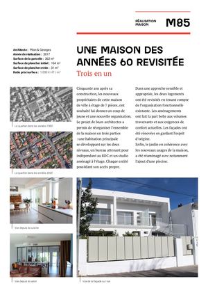 Rénovation - Une maison des années 60 revisitée