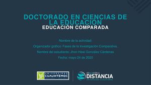 Fases de la investigación comparada