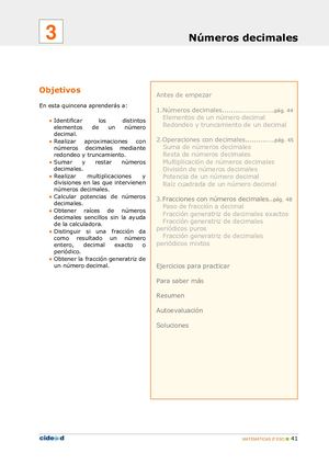 Números Decimales 2esoquincena3